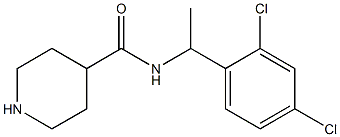 N-[1-(2,4-dichlorophenyl)ethyl]piperidine-4-carboxamide Structure