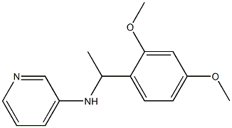 N-[1-(2,4-dimethoxyphenyl)ethyl]pyridin-3-amine Structure