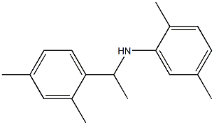 N-[1-(2,4-dimethylphenyl)ethyl]-2,5-dimethylaniline Structure