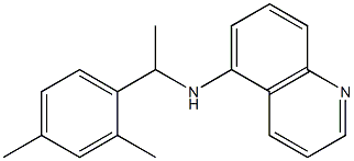 N-[1-(2,4-dimethylphenyl)ethyl]quinolin-5-amine Structure