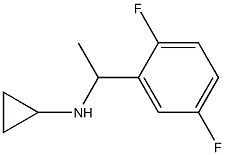 N-[1-(2,5-difluorophenyl)ethyl]cyclopropanamine Structure