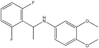 N-[1-(2,6-difluorophenyl)ethyl]-3,4-dimethoxyaniline Structure