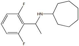 N-[1-(2,6-difluorophenyl)ethyl]cycloheptanamine 구조식 이미지