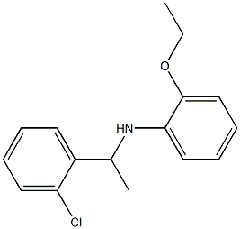 N-[1-(2-chlorophenyl)ethyl]-2-ethoxyaniline Structure