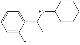 N-[1-(2-chlorophenyl)ethyl]cyclohexanamine 구조식 이미지