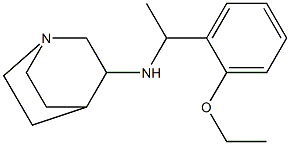 N-[1-(2-ethoxyphenyl)ethyl]-1-azabicyclo[2.2.2]octan-3-amine 구조식 이미지