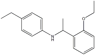 N-[1-(2-ethoxyphenyl)ethyl]-4-ethylaniline 구조식 이미지