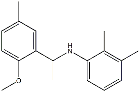 N-[1-(2-methoxy-5-methylphenyl)ethyl]-2,3-dimethylaniline 구조식 이미지