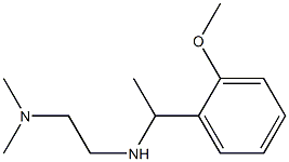 N'-[1-(2-methoxyphenyl)ethyl]-N,N-dimethylethane-1,2-diamine Structure