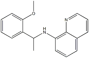 N-[1-(2-methoxyphenyl)ethyl]quinolin-8-amine 구조식 이미지