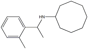 N-[1-(2-methylphenyl)ethyl]cyclooctanamine Structure