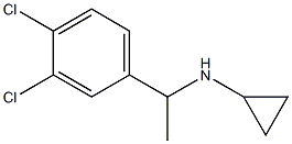 N-[1-(3,4-dichlorophenyl)ethyl]cyclopropanamine Structure