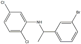 N-[1-(3-bromophenyl)ethyl]-2,5-dichloroaniline 구조식 이미지