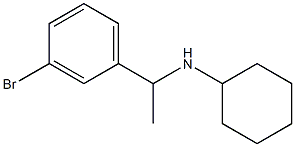 N-[1-(3-bromophenyl)ethyl]cyclohexanamine 구조식 이미지