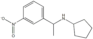 N-[1-(3-nitrophenyl)ethyl]cyclopentanamine 구조식 이미지