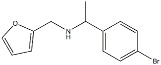 N-[1-(4-bromophenyl)ethyl]-N-(2-furylmethyl)amine 구조식 이미지