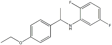 N-[1-(4-ethoxyphenyl)ethyl]-2,5-difluoroaniline Structure