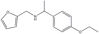 N-[1-(4-ethoxyphenyl)ethyl]-N-(2-furylmethyl)amine 구조식 이미지