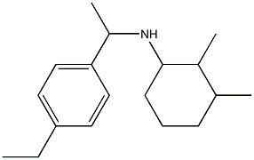 N-[1-(4-ethylphenyl)ethyl]-2,3-dimethylcyclohexan-1-amine 구조식 이미지