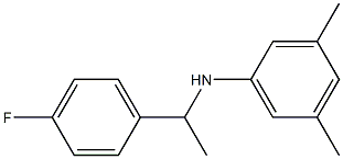 N-[1-(4-fluorophenyl)ethyl]-3,5-dimethylaniline 구조식 이미지