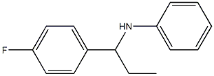 N-[1-(4-fluorophenyl)propyl]aniline 구조식 이미지