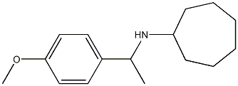 N-[1-(4-methoxyphenyl)ethyl]cycloheptanamine Structure