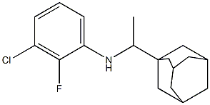 N-[1-(adamantan-1-yl)ethyl]-3-chloro-2-fluoroaniline Structure