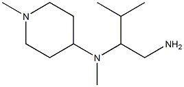 N-[1-(aminomethyl)-2-methylpropyl]-N-methyl-N-(1-methylpiperidin-4-yl)amine Structure