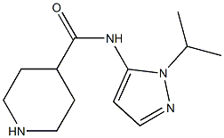 N-[1-(propan-2-yl)-1H-pyrazol-5-yl]piperidine-4-carboxamide Structure