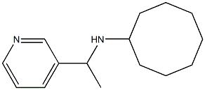 N-[1-(pyridin-3-yl)ethyl]cyclooctanamine 구조식 이미지