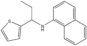 N-[1-(thiophen-2-yl)propyl]naphthalen-1-amine Structure