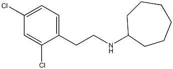 N-[2-(2,4-dichlorophenyl)ethyl]cycloheptanamine 구조식 이미지