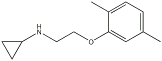 N-[2-(2,5-dimethylphenoxy)ethyl]cyclopropanamine Structure