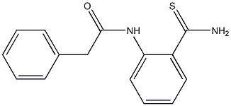 N-[2-(aminocarbonothioyl)phenyl]-2-phenylacetamide Structure