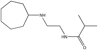 N-[2-(cycloheptylamino)ethyl]-2-methylpropanamide Structure