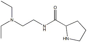 N-[2-(diethylamino)ethyl]pyrrolidine-2-carboxamide Structure