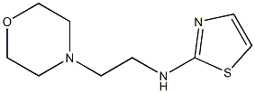 N-[2-(morpholin-4-yl)ethyl]-1,3-thiazol-2-amine Structure