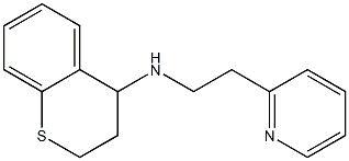 N-[2-(pyridin-2-yl)ethyl]-3,4-dihydro-2H-1-benzothiopyran-4-amine 구조식 이미지