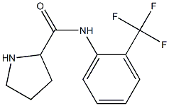 N-[2-(trifluoromethyl)phenyl]pyrrolidine-2-carboxamide 구조식 이미지