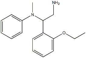 N-[2-amino-1-(2-ethoxyphenyl)ethyl]-N-methyl-N-phenylamine 구조식 이미지