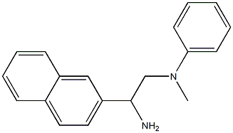 N-[2-amino-2-(naphthalen-2-yl)ethyl]-N-methylaniline 구조식 이미지