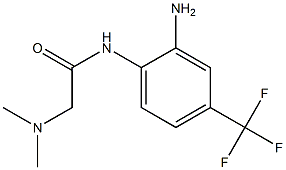 N-[2-amino-4-(trifluoromethyl)phenyl]-2-(dimethylamino)acetamide Structure