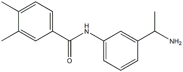 N-[3-(1-aminoethyl)phenyl]-3,4-dimethylbenzamide 구조식 이미지