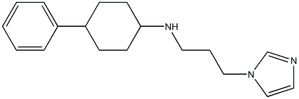 N-[3-(1H-imidazol-1-yl)propyl]-4-phenylcyclohexan-1-amine Structure