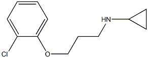 N-[3-(2-chlorophenoxy)propyl]cyclopropanamine 구조식 이미지