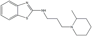 N-[3-(2-methylpiperidin-1-yl)propyl]-1,3-benzothiazol-2-amine Structure