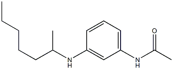 N-[3-(heptan-2-ylamino)phenyl]acetamide Structure