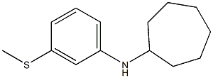 N-[3-(methylsulfanyl)phenyl]cycloheptanamine 구조식 이미지