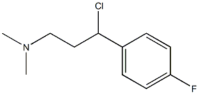 N-[3-chloro-3-(4-fluorophenyl)propyl]-N,N-dimethylamine 구조식 이미지