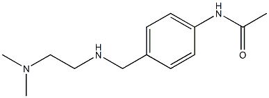 N-[4-({[2-(dimethylamino)ethyl]amino}methyl)phenyl]acetamide Structure